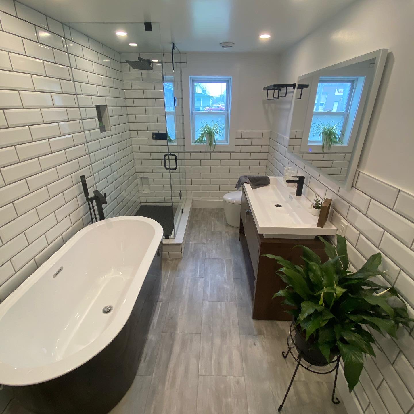 Contemporary Bathroom Upgrade Bathroom Renovation